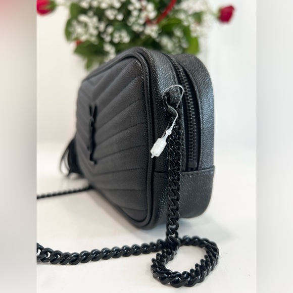 Saint Laurent YSL Lou Mini Camera Crossbody Leather Bag - Picture 7 of 16